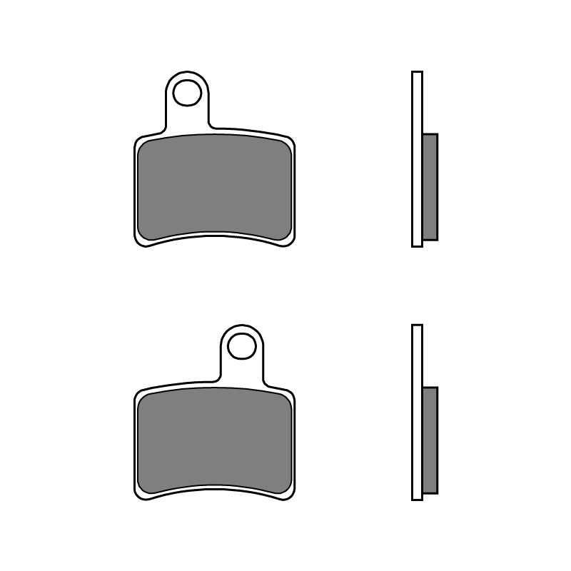 BREMBO Street Carbon Ceramic Brake pads - 07GR24CC