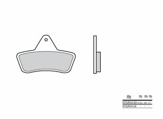 BREMBO Off-Road Sintermetall-Bremsbeläge - 07GR54SD 