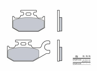 BREMBO Off-Road Sintermetall-Bremsbeläge - 07GR73SD 