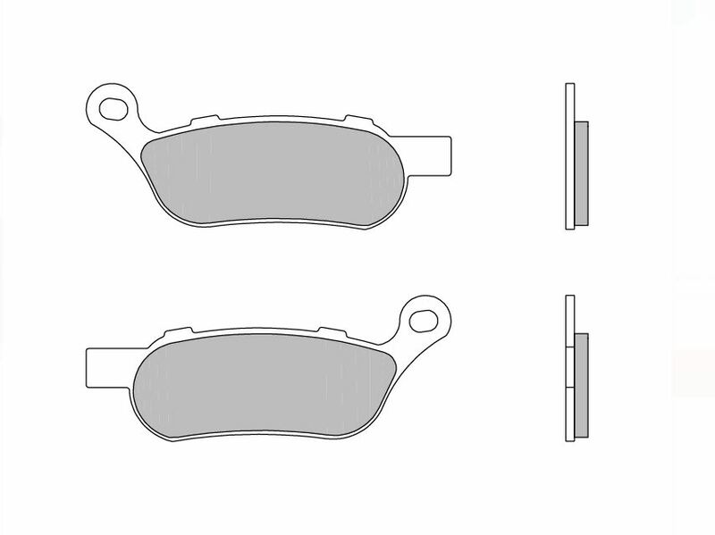 BREMBO Street Sintered Metal Brake pads - 07HD07SP