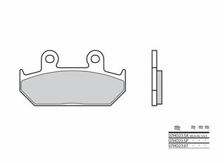 BREMBO Street Carbon Ceramic Brake pads - 07HO2307