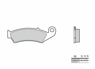 BREMBO Street Sintermetall-Bremsbeläge - 07HO29SP 