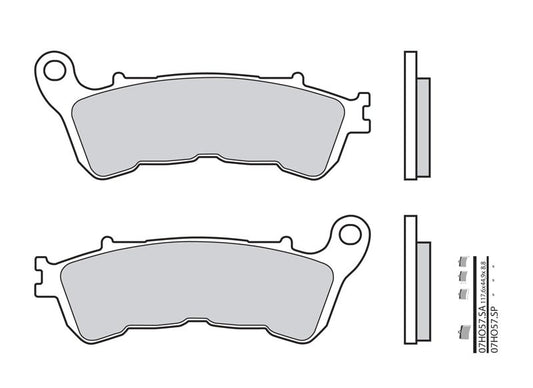 BREMBO Street Sintered Metal Brake pads - 07HO57LA