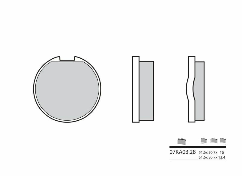BREMBO Street Carbon Ceramic Brake pads - 07KA0328