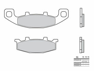 BREMBO Street Sintermetall-Bremsbeläge - 07KA09SP 