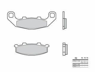 BREMBO Street Sintered Metal Brake pads - 07KA11SP