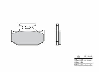 BREMBO Off-Road Sintermetall Bremsbeläge - 07KA12SX 