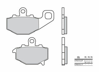 BREMBO Street Sintermetall-Bremsbeläge - 07KA16SP 