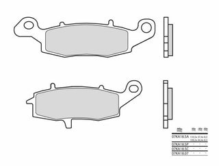 BREMBO Street Sintermetall-Bremsbeläge - 07KA18SA 