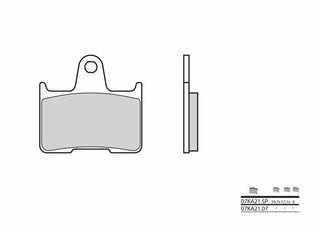 BREMBO Street Sintered Metal Brake pads - 07KA21SP