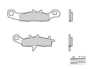 BREMBO Off-Road Sintermetall-Bremsbeläge - 07KA22SD 