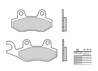 BREMBO Off-Road Sintermetall Bremsbeläge - 07SU12SD 