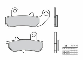 BREMBO Street Sintered Metal Brake pads - 07SU17SP