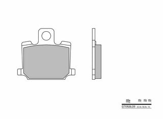 BREMBO Street Carbon Ceramic Brake pads - 07YA0609