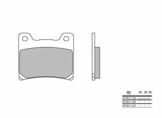BREMBO Street Sintermetall-Bremsbeläge - 07YA11SP 