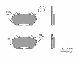 BREMBO Street Carbon Ceramic Brake pads - 07YA28CC