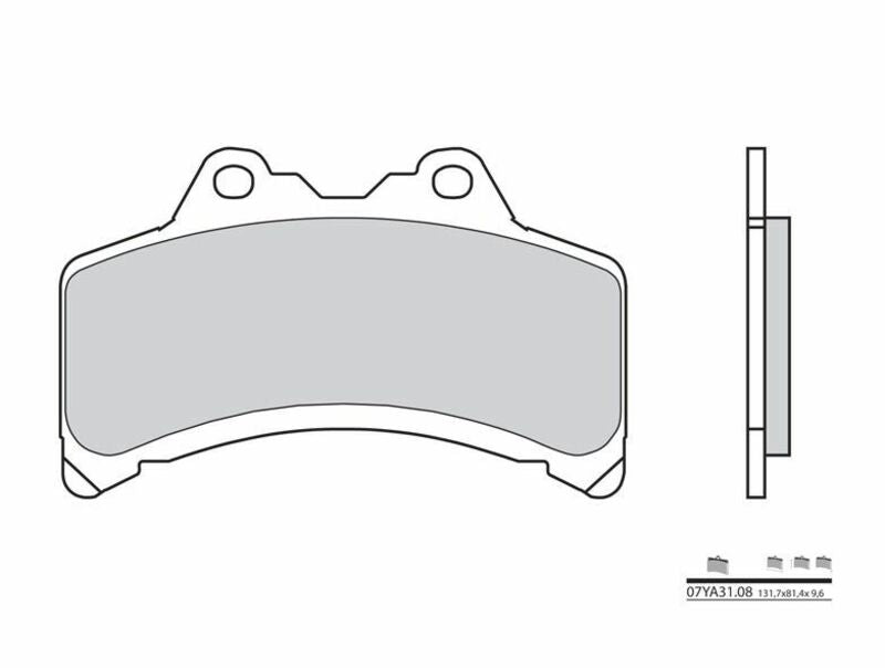 BREMBO Street Carbon Ceramic Brake pads - 07YA3108