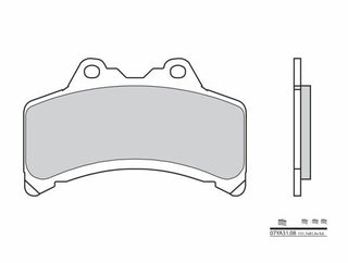 BREMBO Street Carbon Ceramic Brake pads - 07YA3108