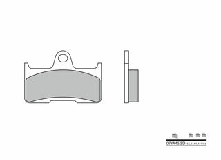 BREMBO Off-Road Sintered Metal Brake pads - 07YA45SD