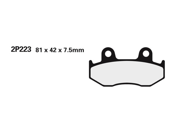 NISSIN Street /Off-Road Sintered Metal Brake pads - 2P-223STMX