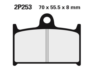 NISSIN Street /Off-Road Sintered Metal Brake pads - 2P-253ST