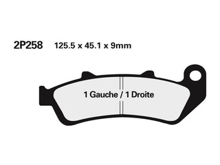 NISSIN Street /Off-Road Sintered Metal Brake pads - 2P-258ST