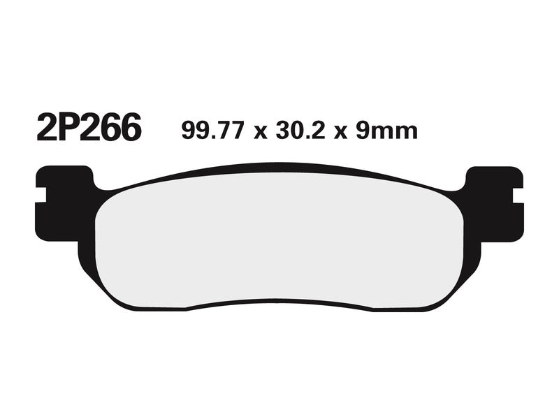 NISSIN Street Semi-Metallic Brake pads - 2P-266NS