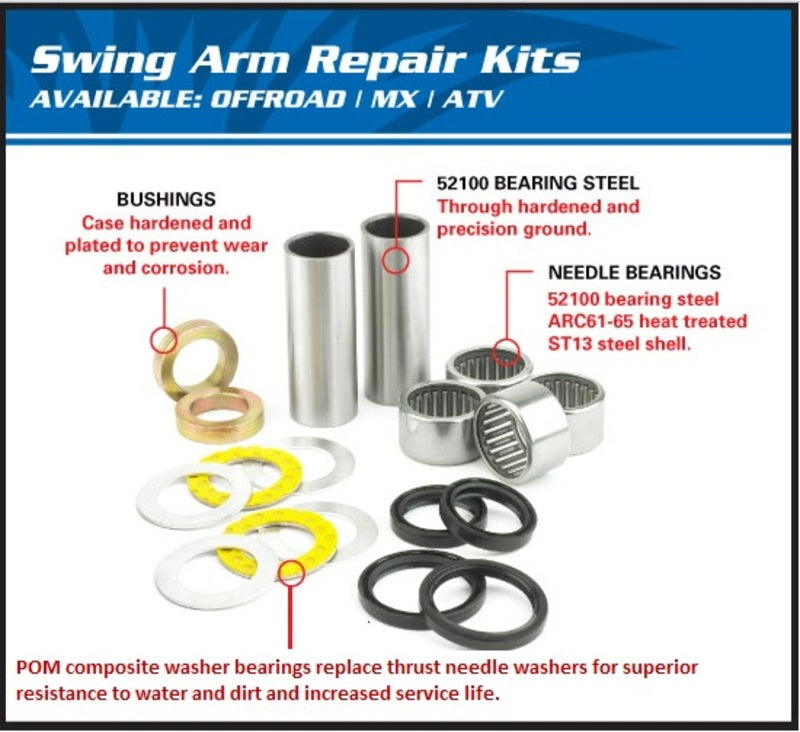 ALL BALLS Swing Arm Repair Kit Kawasaki KLR650