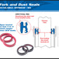 ALL BALLS Fork Oil Seal & Dust Cover - 50x60x10.5