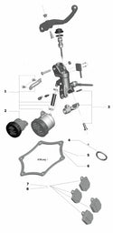 COMPLETE SMALL RESERVOIR FOR BRAKES