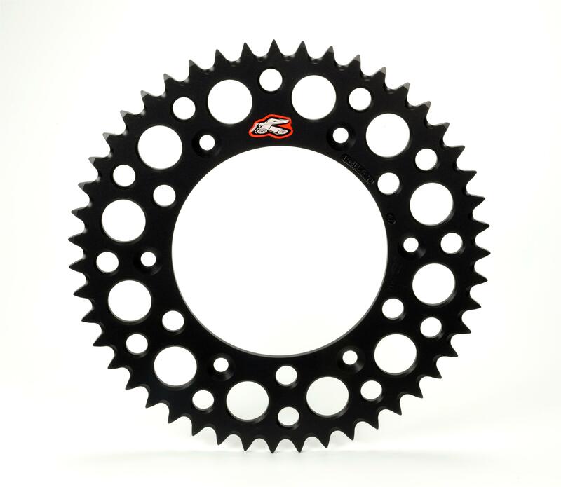 RENTHAL Aluminium Ultra-Light Self-Cleaning Hard Anodized Rear Sprocket - 520 - 1042000