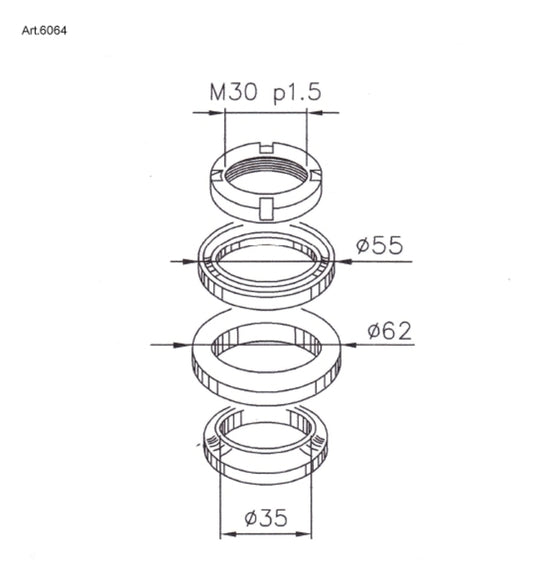 BUZZETTI Steering Bearings - 1043375