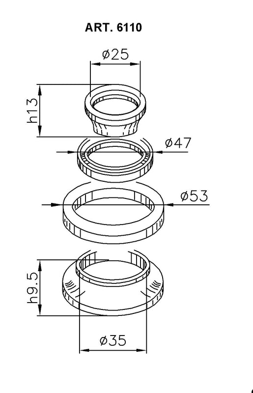 BUZZETTI Steering Bearings - 1043388