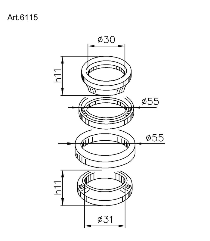 BUZZETTI Steering Bearings - 1043390