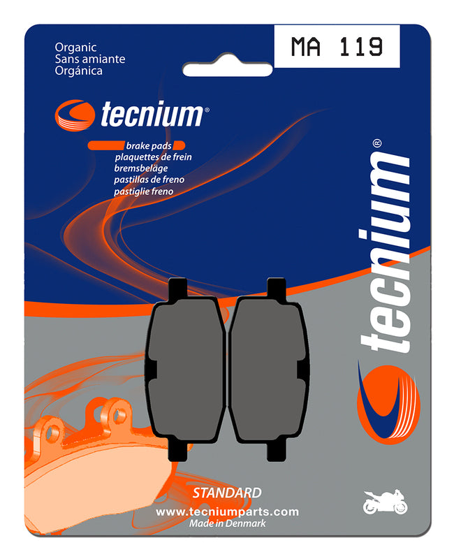 TECNIUM Street Organic Brake pads - MA119