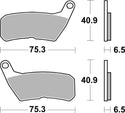 TECNIUM Street Organic Brake pads - MA428