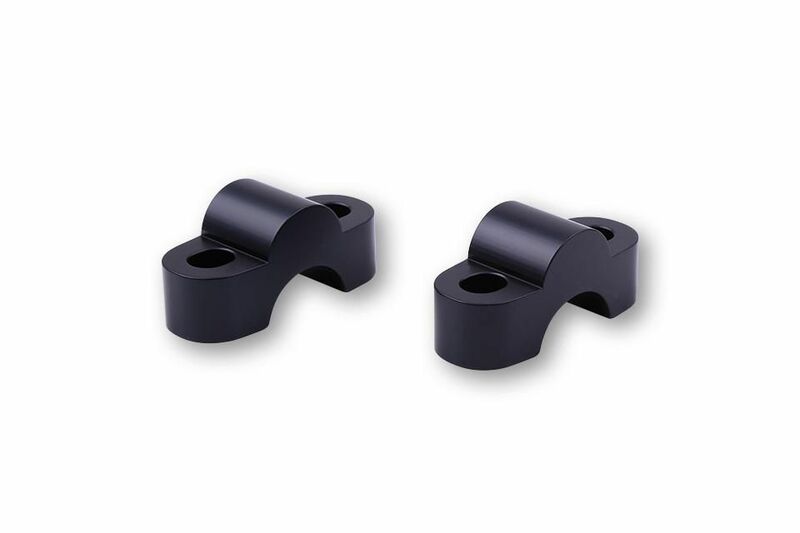 LSL Bar Mounts Ã˜22,2mm +15mm Black