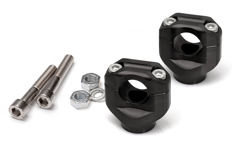 LSL Bar Mounts Ã˜22,2mm OE Height Black Suzuki GS500E
