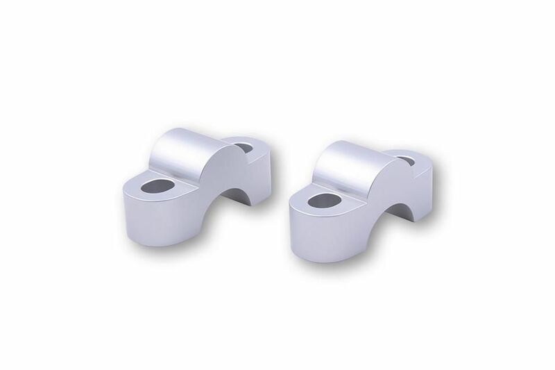LSL Bar Mounts Ã˜22,2mm +15mm Silver