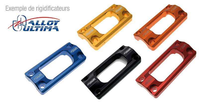 STEERING STABILIZER MOUNT, 28.6MM BLUE FOR YZF2006-07 AND YZ/WRF 2007