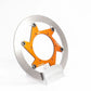 BERINGER Aeronal Stainless Steel Floating Brake Disc - Orange KT5LGOMMI