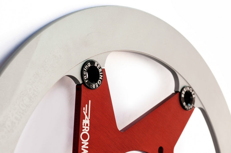 BERINGER Aeronal Stainless Steel Floating Brake Disc - Red K16LGRI