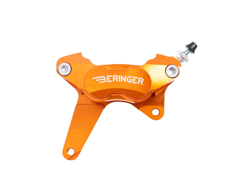 BERINGER AerotecÂ® MX Left Axial Brake Caliper 4 Pistons Orange