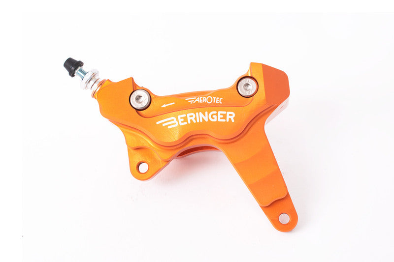 BERINGER AerotecÂ® MX Left Axial Brake Caliper 4 Pistons Orange