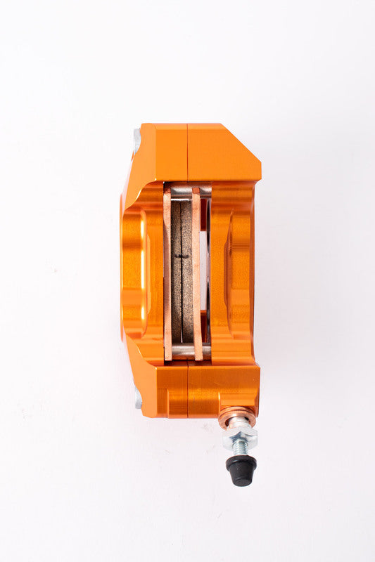 BERINGER AerotecÂ® MX Left Axial Brake Caliper 4 Pistons Orange