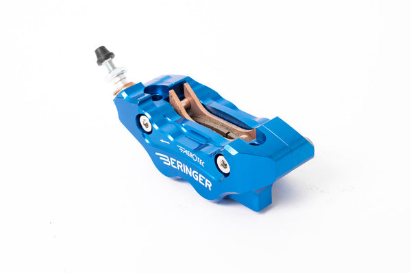 BERINGER AerotecÂ® MX Left Axial Brake Caliper 4 Pistons Blue - 1048163