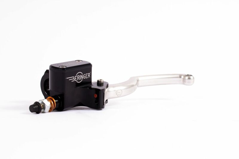 BERINGER Classic Axial Clutch Master Cylinder Ã˜20,5mm Integrated Reservoir Black (Axial Type A Lever - 16cm Silver)