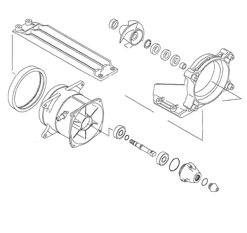 WSM Kawasaki 1200 STX-R Turbine repair kit