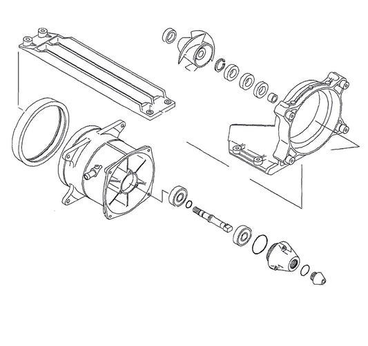 WSM Kawasaki STX-15F Turbine repair kit