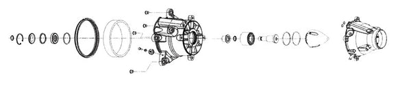 WSM Turbine Repair Kit Sea-doo RXP/RXT - 1048446
